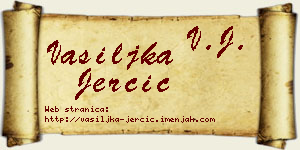 Vasiljka Jerčić vizit kartica
